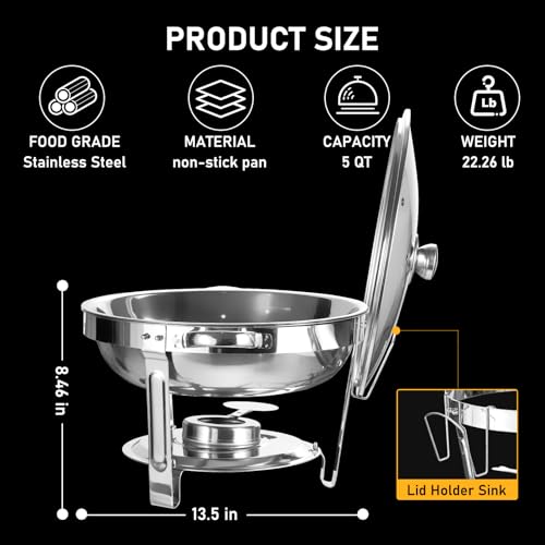 Chafing Dishes for Buffet 4 Pack
