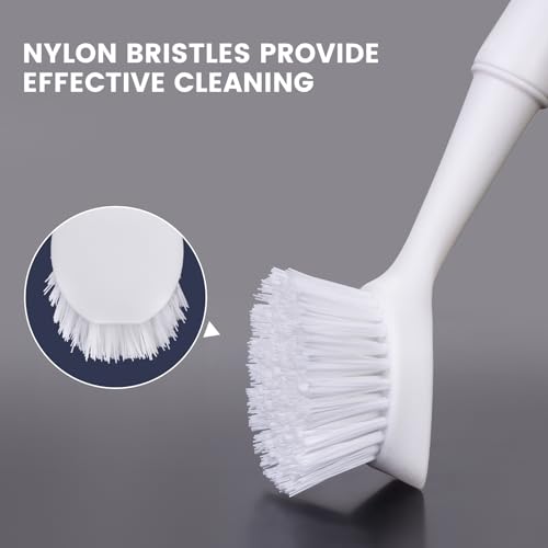 Dish Brush 2 Pack Dish Scrub Brush and 2 Pack Grout Brush