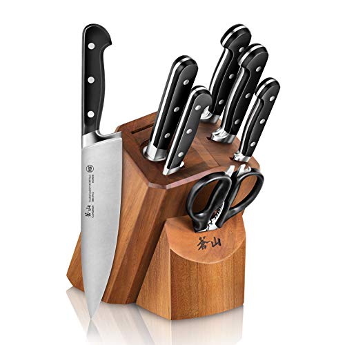 TV2 Series 1023039 Swedish 14C28N Steel Forged 8 (8-Piece Knife Block Set)