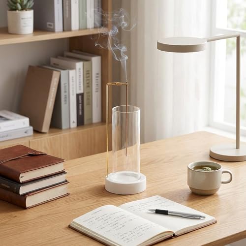 Incense Holder (Ceramic Bottles Round Beige)
