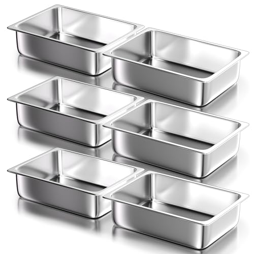 Stainless Steel Steam Table Hotel Pan Set 1 (4" Deep / 1/2 Size)