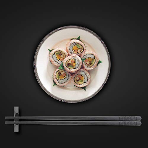10 Pairs Fiberglass Chopsticks (Black chopsticks)