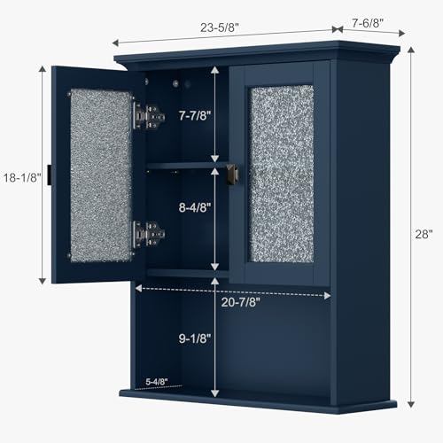 Bathroom Cabinet Wall Mount (Ultramarine)