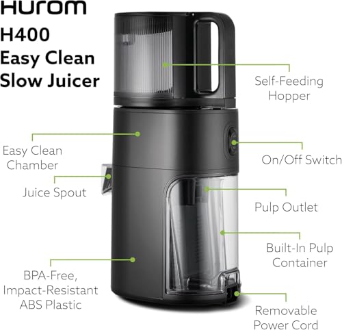 H400 Easy Clean Slow Juicer (Titanium)