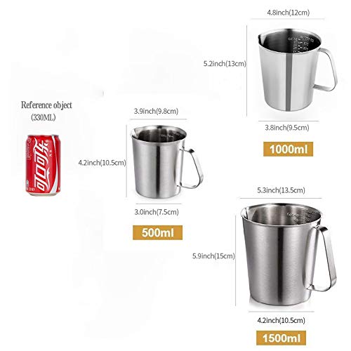 32Oz 4Cup Stainless Steel Pitcher (1000ML)