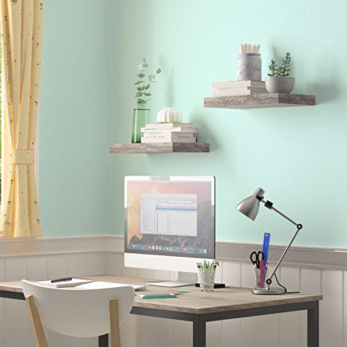 Floating Shelves for Wall (Greige / 15.7 Inches)