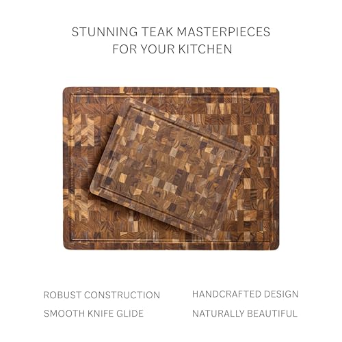 Butcher Block Cutting Board (Without Juice Groove / Extra Large (24 inch x 18 inch x 1.5 inch))