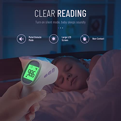 Forehead Thermometer for Adults and Kids (Purple)