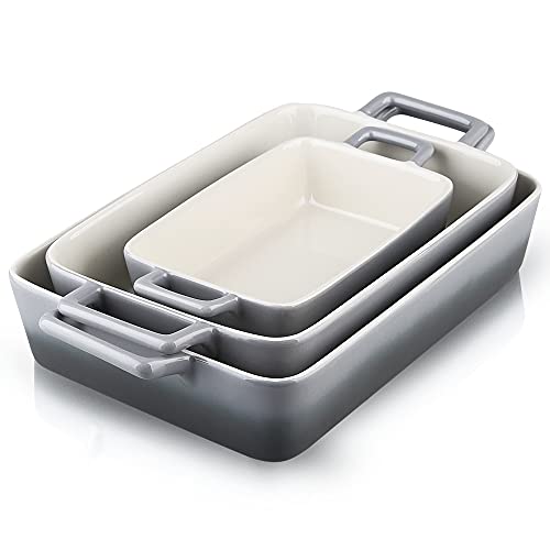Bakeware Set Ceramic Baking Dish (Gradient Gray)