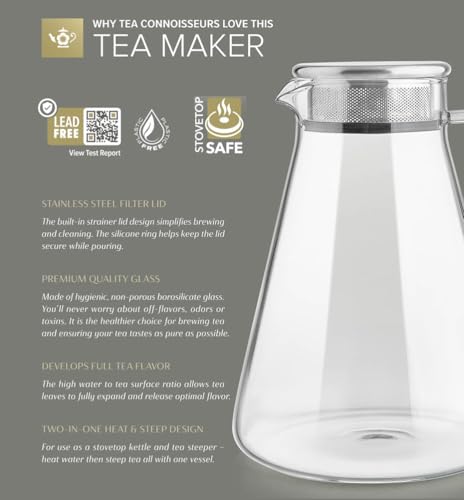 One Touch Tea Maker (56 OZ / 1650 ML)