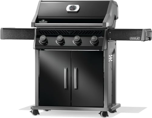 Rogue 525 4 Burner Natural Gas Grill with Stainless Steel Grates (Rogue 525 Natural Gas Black, SS Grids / Rogue 525)