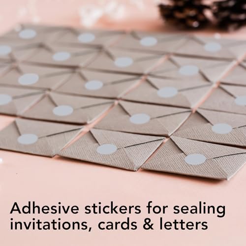 Metallic Silver Perforated Round Circle Dot Sticker 1 (Metallic Silver / 0.5 Inch)