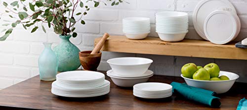 Vitrelle 78 Piece Service for 12 Dinnerware Set (78 Piece / Winter Frost White)