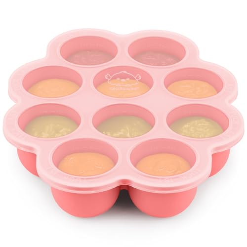 Silicone Food Freezer Trays with Lid (Blossom)