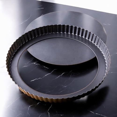 Tart Pan 11 Inch Removable Bottom (11 Inch)