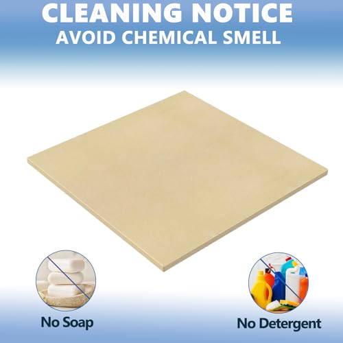 Cordierite Pizza Stone for Ooni Koda & Fyra 12 Pizza Oven Replacement Stone (13.2"L x 13.2"W x 0.4"Th)