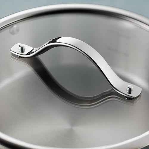 Tempo Tri Ply Base Stainless Steel 4 (Sauce Pan / 4 Quarts)