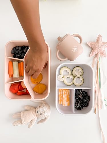 Leak Proof Square Bento Box Food (Peach)