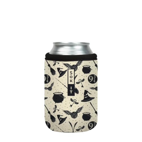 CanSok Sleeve for Beer & Soda Insulated Neoprene Cover (Wizard's Walk / 12oz Can Sleeve)