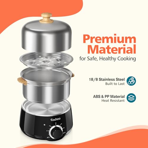 Hard Boiled Egg Cooker (Black / 2-Tier)