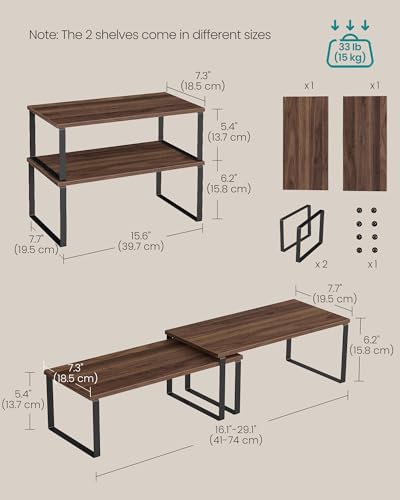 Cabinet Organizer Shelf (2 Count)