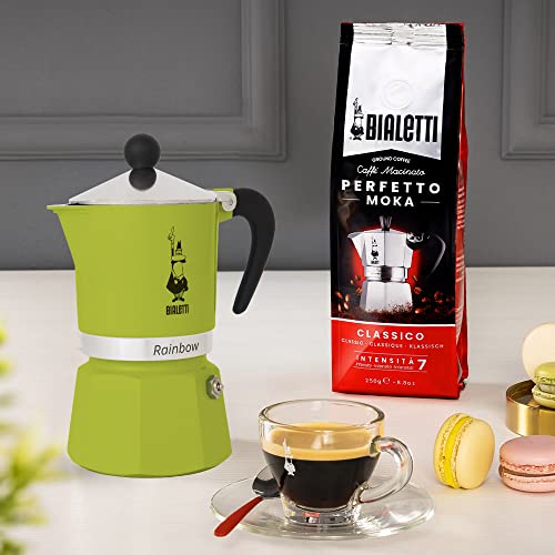 Rainbow Moka Pot in Green (6 Cups / Green)