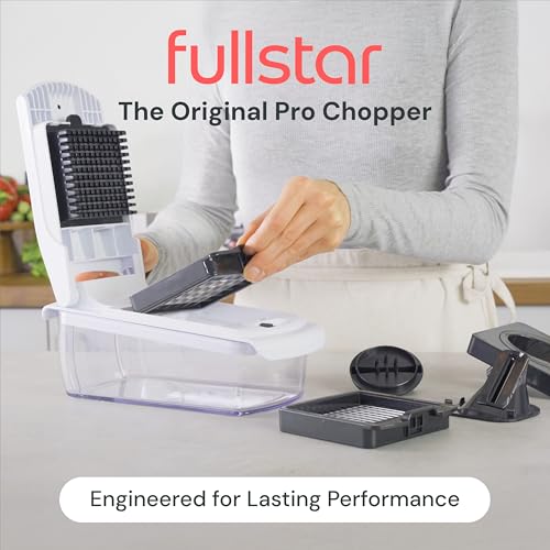 Pro Original Vegetable Chopper Kitchen Prep Tool (White / 2 in 1)