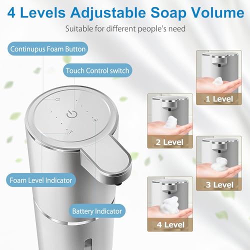 Automatic Foaming Soap Dispenser (Silvery / Foam)