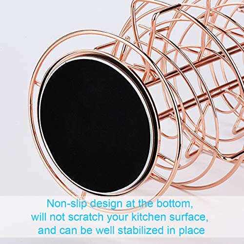 Spiral Design Metal Egg Skelter Dispenser Rack