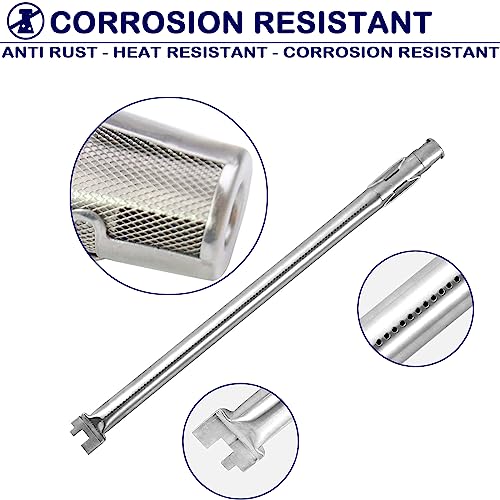 Grill Burner Tube 19.5 Inch Replacement for Weber Genesis 300 Series (Silvery-BurnerTube)
