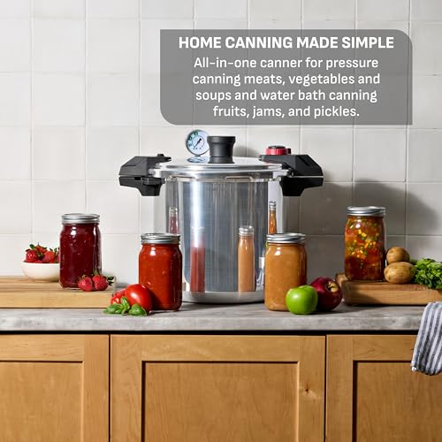 22 Quart Aluminum Pressure Canner (Pressure Canner / 22 Quarts)
