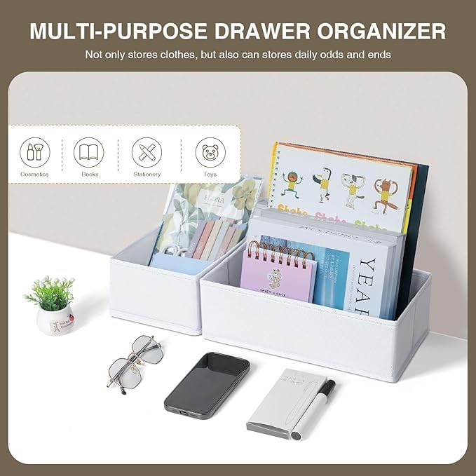 Drawer Organizer Clothes (6 Count)