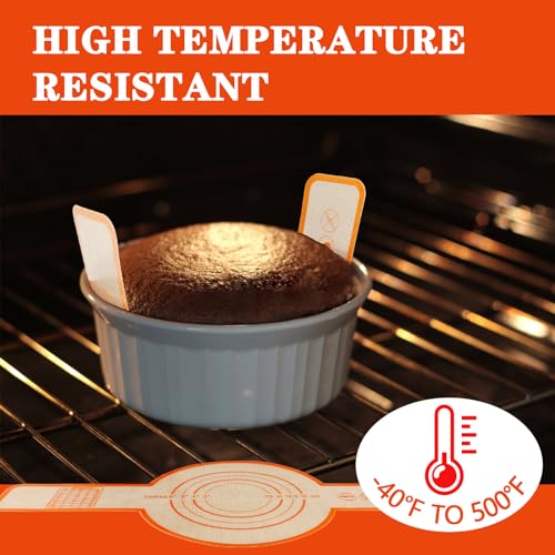 2 Pack Thickened Silicone Bread Sling (Orang-20.9"L x 8.7"W)