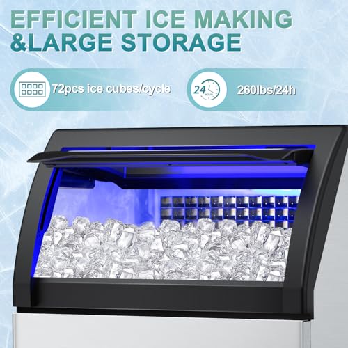 Commercial Ice Maker Machine 260Lbs