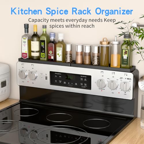 Magnetic Stove Top Shelf for 30" Stoves (Black)