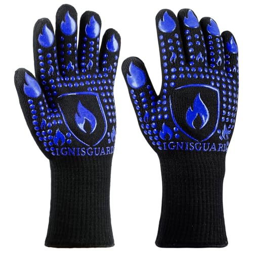 BBQ & Grill Gloves (Blue / Large)