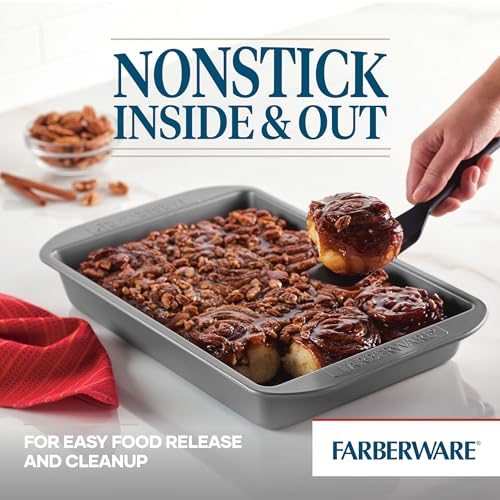 Nonstick Bakeware Rectangular Cake Pan with Lid for Baking