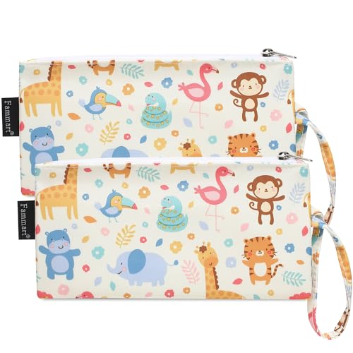 Reusable Sandwich Bag (Small, 2 Packs - Zoo)