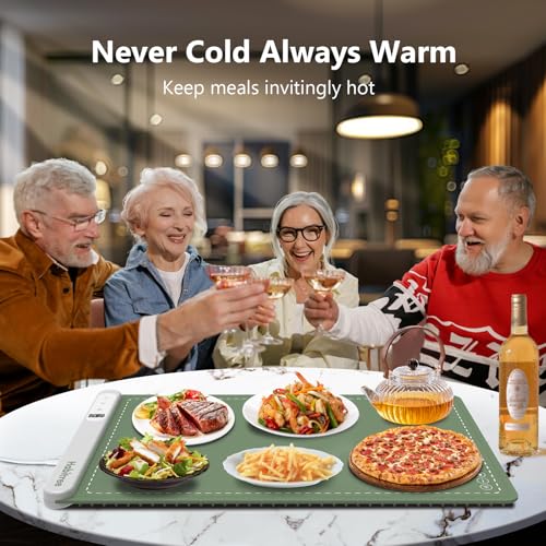 Food Warming Mat (Large 1pack / Green)