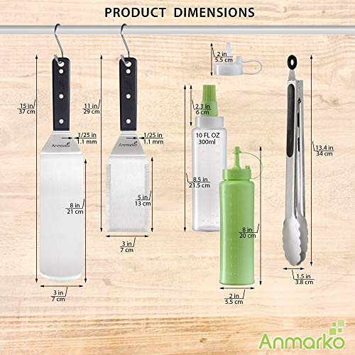 Metal Spatula Set of 4 (ABS 2pcs bth)