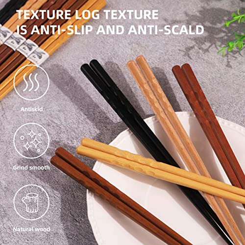 10 Pairs Set of Wooden Chopstick
