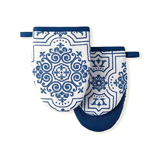 Strie Medallion Mini Oven Mitt 2 (5.5"x8" / Strie Medallion)
