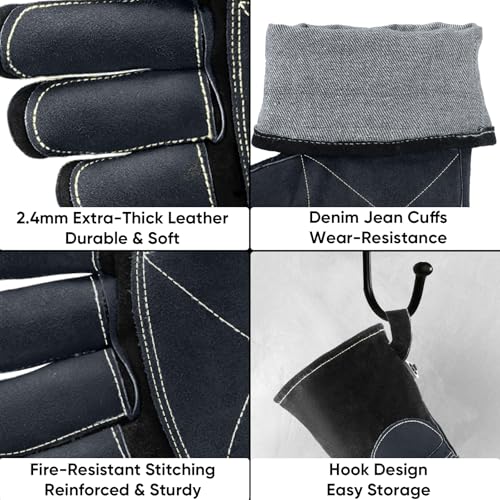 16" Leather Welding Gloves for Men