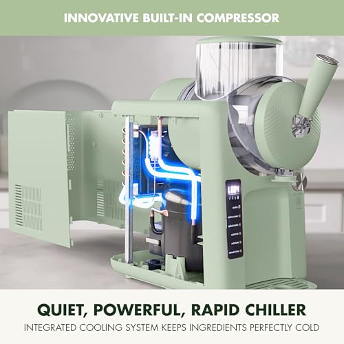 Frost Ice Cream Maker & Slushie Machine (4 Pint Ice Cream & Frozen Drink Maker / Pistachio Green)