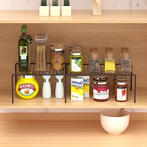 Expandable Metal Rustproof Kitchen Counter Shelf Rack (6 Count)