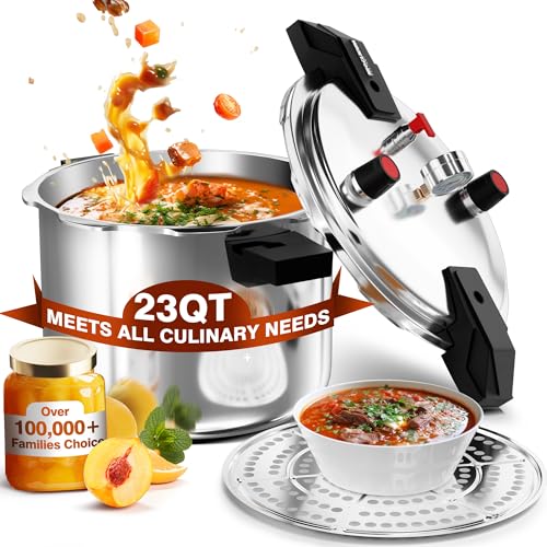 Aluminum Pressure Cooker 23Qt Pressure Canner (23 Quarts)