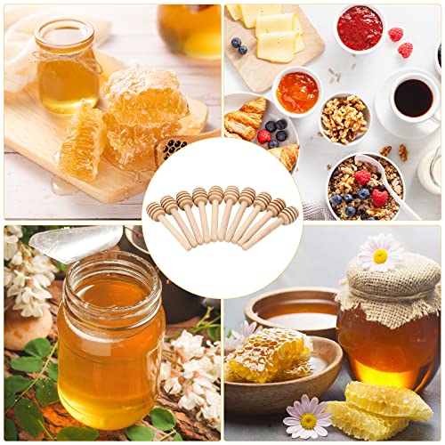 100Pcs 3 inch Honey Dipper Sticks (100PCS 3 Inch)