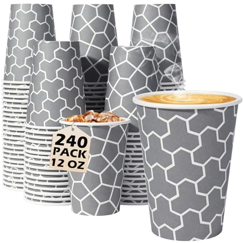 240 Pack 12 oz Paper Cups (12oz-240)