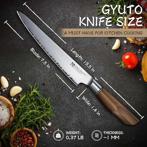 Gyuto Chef Knife 7.5 Inch Ultra Sharp Kitchen Knife (7.5")