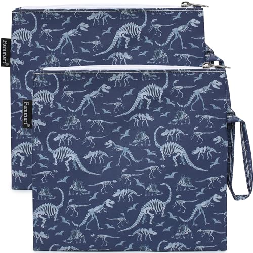 Reusable Sandwich Bag (Large, 2 Packs - Dinosaur Fossil)